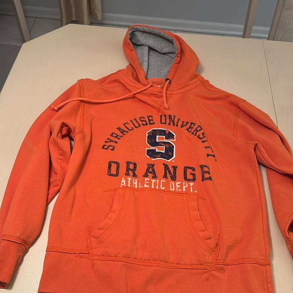 Orange Syracuse University hoodie - hooded sweatshirt